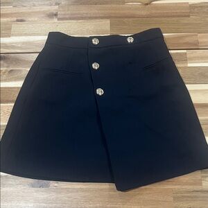 Zara Basic Collection Navy Skirt
